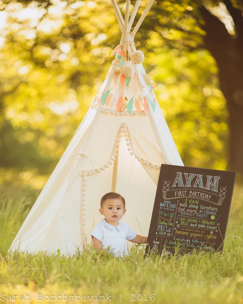 Ayan's First Birthday Session | Cake Smash & Splash in the
